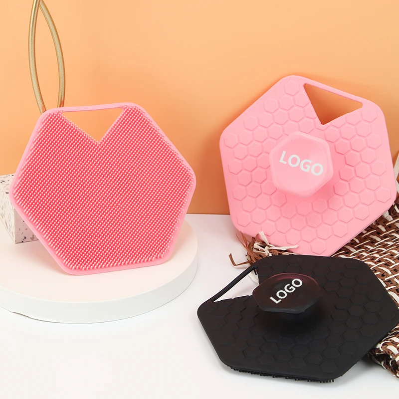 Multi functional silicone face body cleaning brush reusable silicone baby bath shower massage scrubber brush