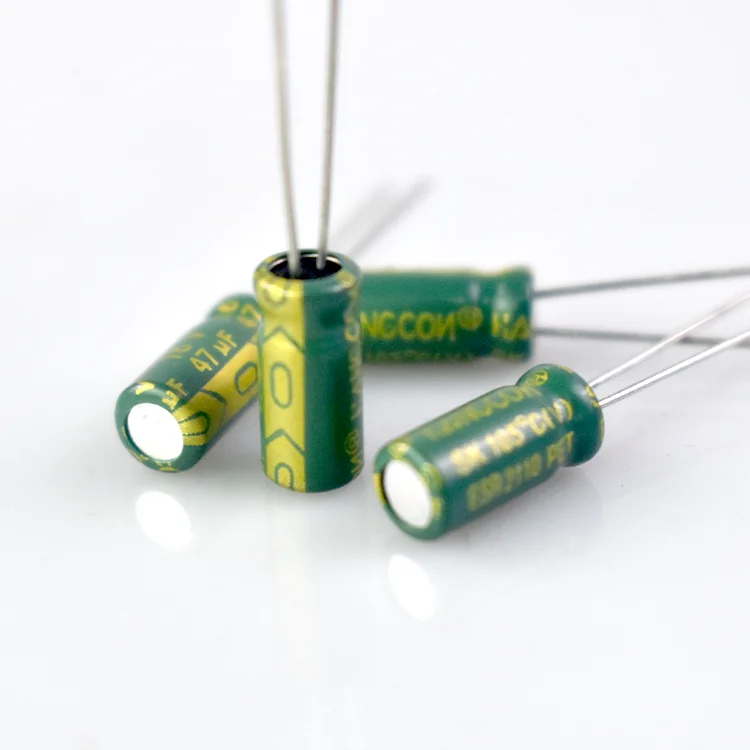 Best Seller 47UF/16V 5*11 High Low Impedance Aluminum Electrolytic Capacitor for Power Supply