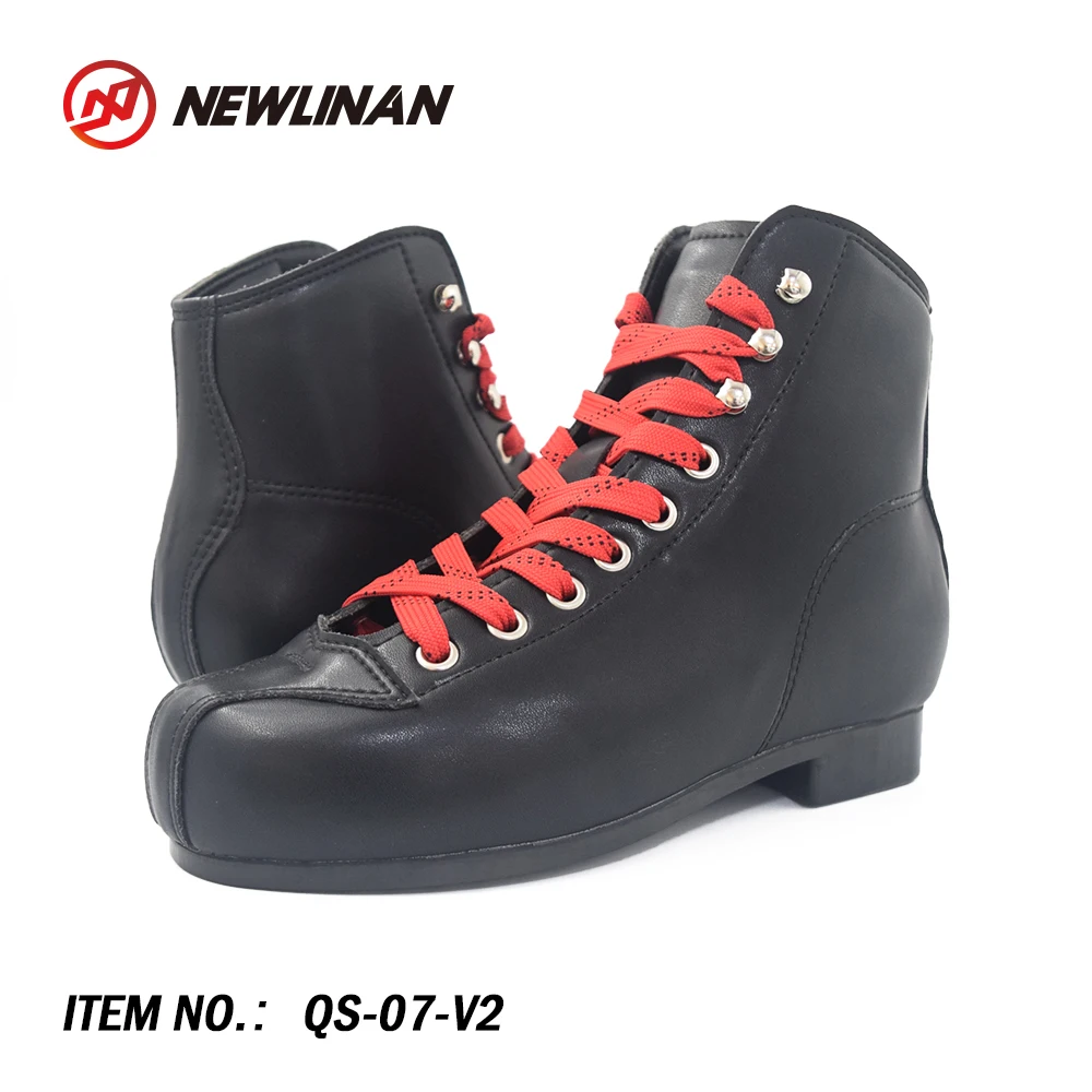 High Quality Custom Leather 4 Wheels Roller-Skate Shoes Boot Quad Roller Skate for adult and kids