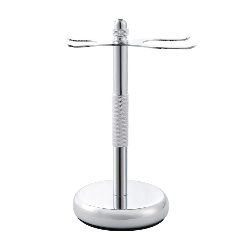 
Shower Shaving Brush And Stainless Steel Razor Holder For Shower Metal Razor Stand 