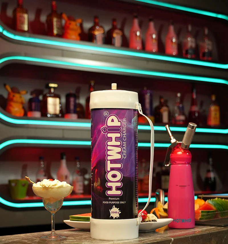 Trusted Supplier Of 100% Food Grade Whipped Cream Charger 2000G Cream Chargers For Catering Use