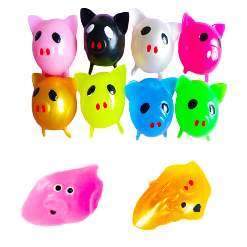 Amazon Hot Sell TPR Splash Anti Stress Squishy Stress Fidget Sticky Splat Balls For Adults