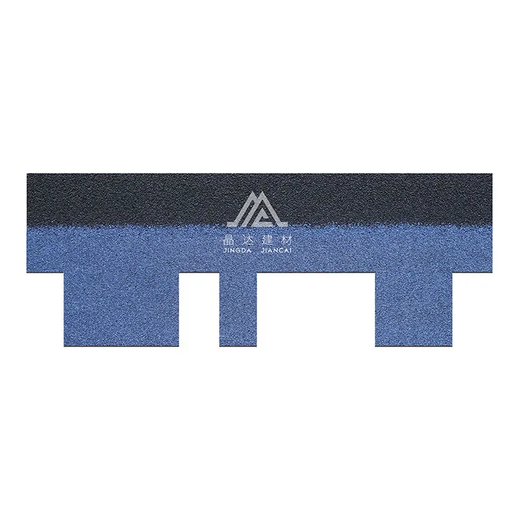 manufacturer used royal blue square asphalt roofing shingle residential roof tiles class 4 anti hail on sale for thailand