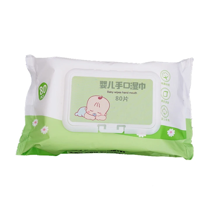 Natural Plant Extract Organic Bamboo Sanitation Baby Disposable Household Wet Wipes