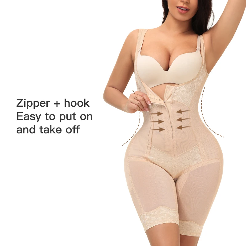 Manufacture Waist Trainer Tummy Control Body Shaper Butt Lifter Panties High-Waist Girdle Slimming Plus Size Shapewear Corset Fa