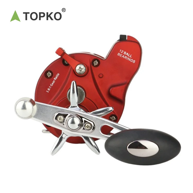  TOPKO Металлический Якорь рыболовный барабан с катушкой для ловли рыбы морской рыбалки лодки рыболовная