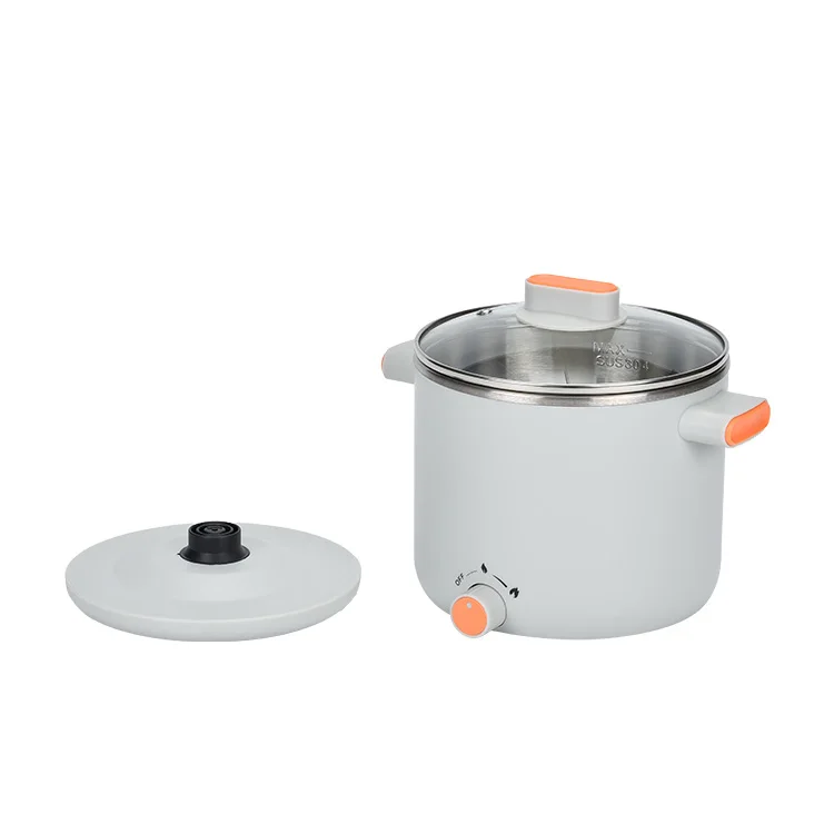 mini 1.5L  hot sale kitchen supplies 304 stainless steel Multi-function electric steamer pot hot pot cooker electric stew pot