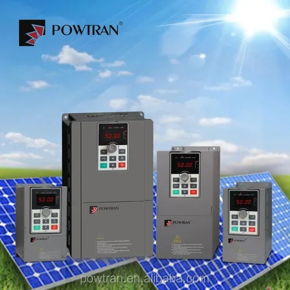 POWTRAN GPRS solar water pumping inverter 380V 30HP 3-phase high performance with mppt