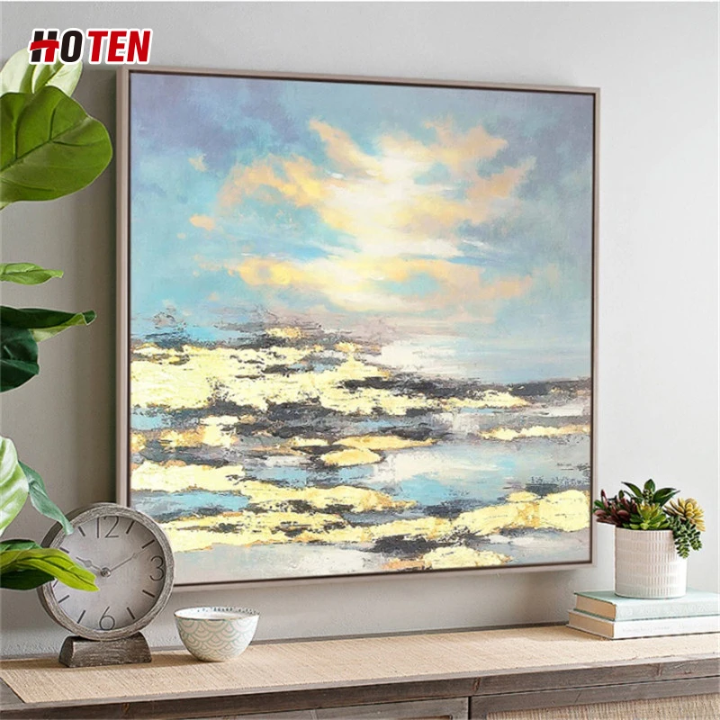  Известные художники товары для дома морской пейзаж картина маслом с лодкой