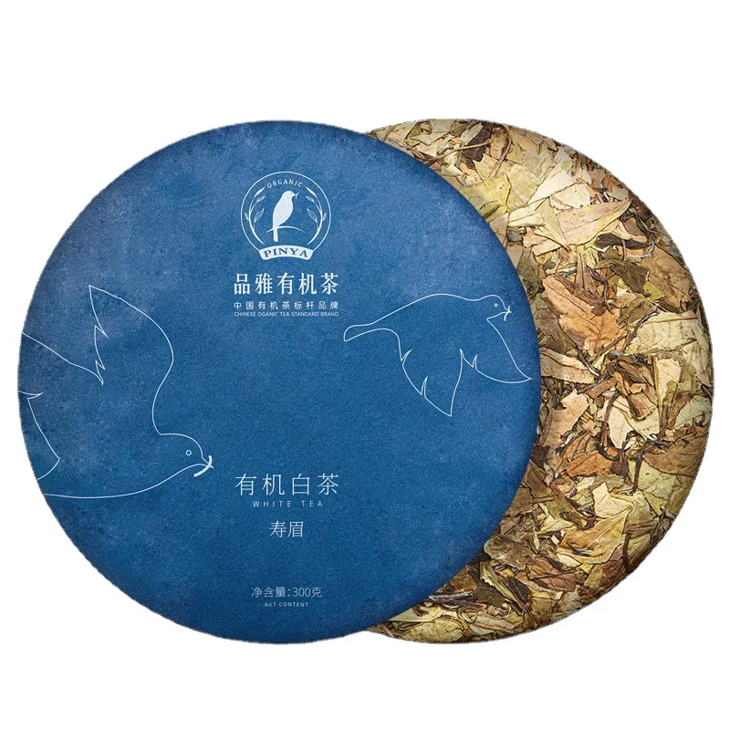 Органический чай Shou Mei с конусом из белого чая