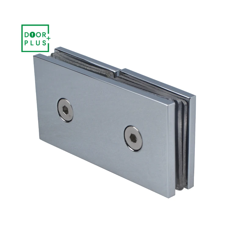 Doorplus Market 45*45mm польский хромовый Твердый латунный квадратный стеклянный кронштейн офисный экран разделительный зажим