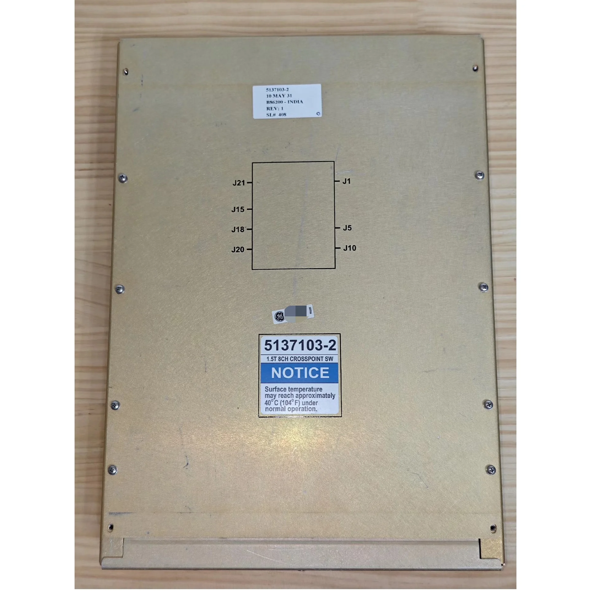 8 Channel Crosspoint Switch Coil ID 2 5137103-2   5137103  for GE MRI