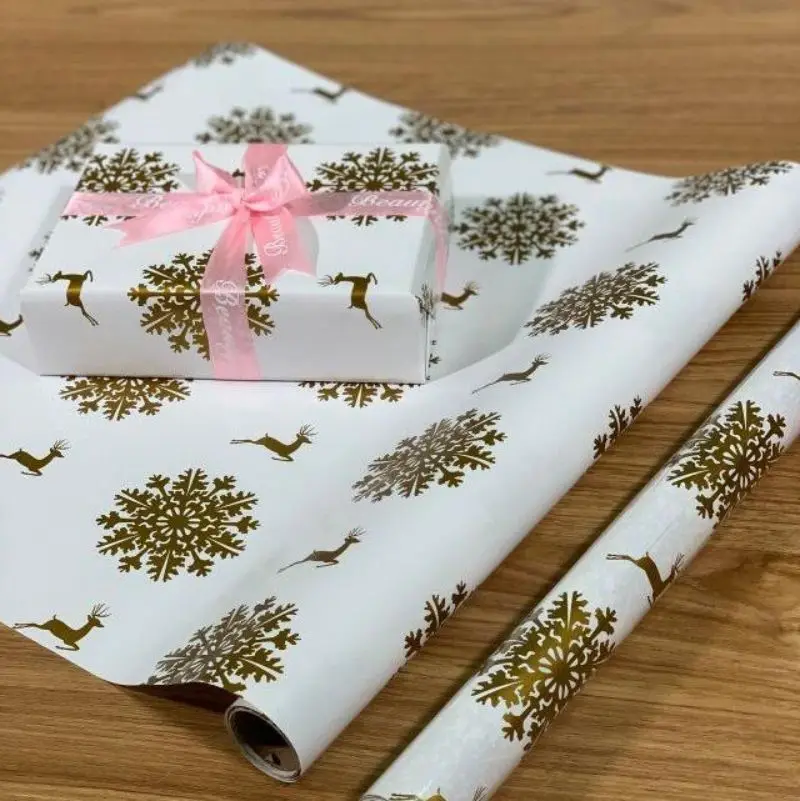 China Wholesale Luxury Custom Printed Bouquet Gift Wrapping Paper Flower Wrapping Paper Roll For Packaging