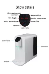 New Product Home Counter Top Household Reverse Osmosis RO Water Purifier with Control Board