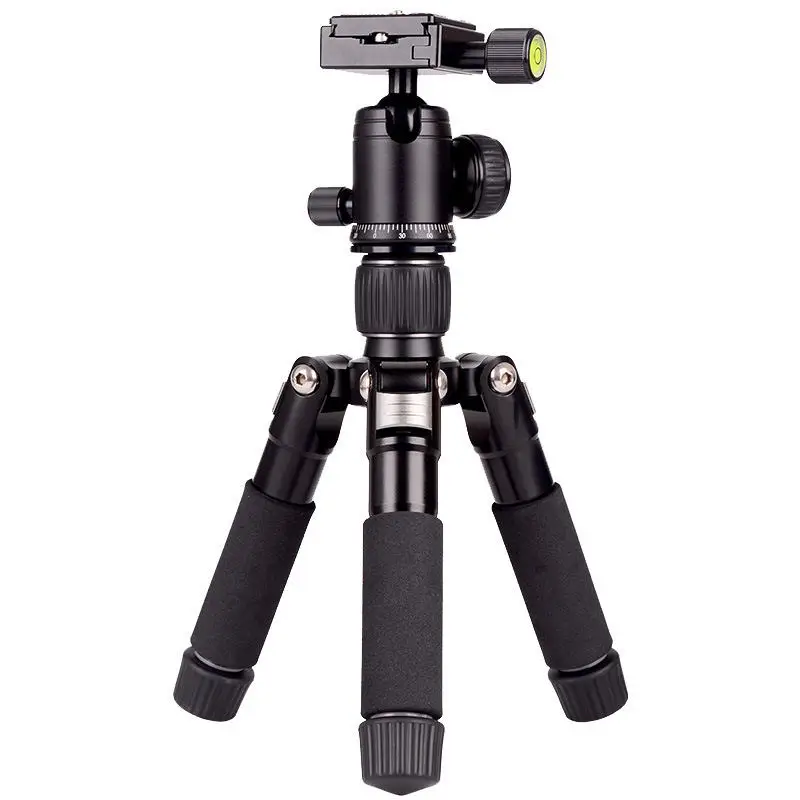 Hot sales Mini  Desktop tripod  Head Aluminum DSLR Phone Tablet Foldable Lightweight Video Camera Professional Tripod