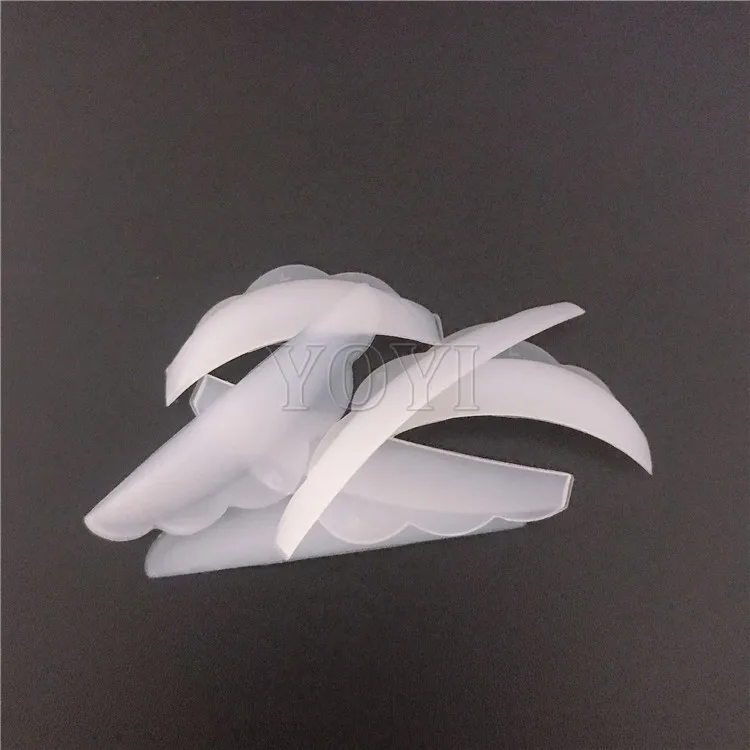 Wholesale Silicone Eyelash Perm Lash Lift Rods Lash Silicon Ribbed Lash Lift Shields Pink Eyelash Curl 5pairs/bag