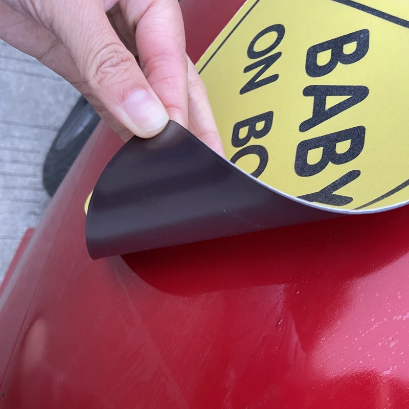 Custom new magnetic student driver stickers car bumper magnetic car magnet stickers baby on car