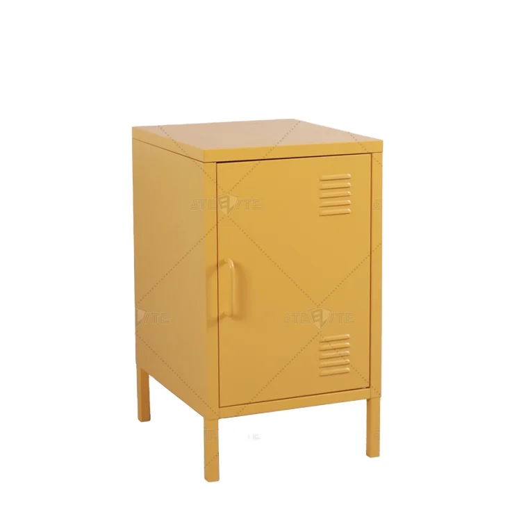 Customized colorful kids locker steel small mini locker with single door