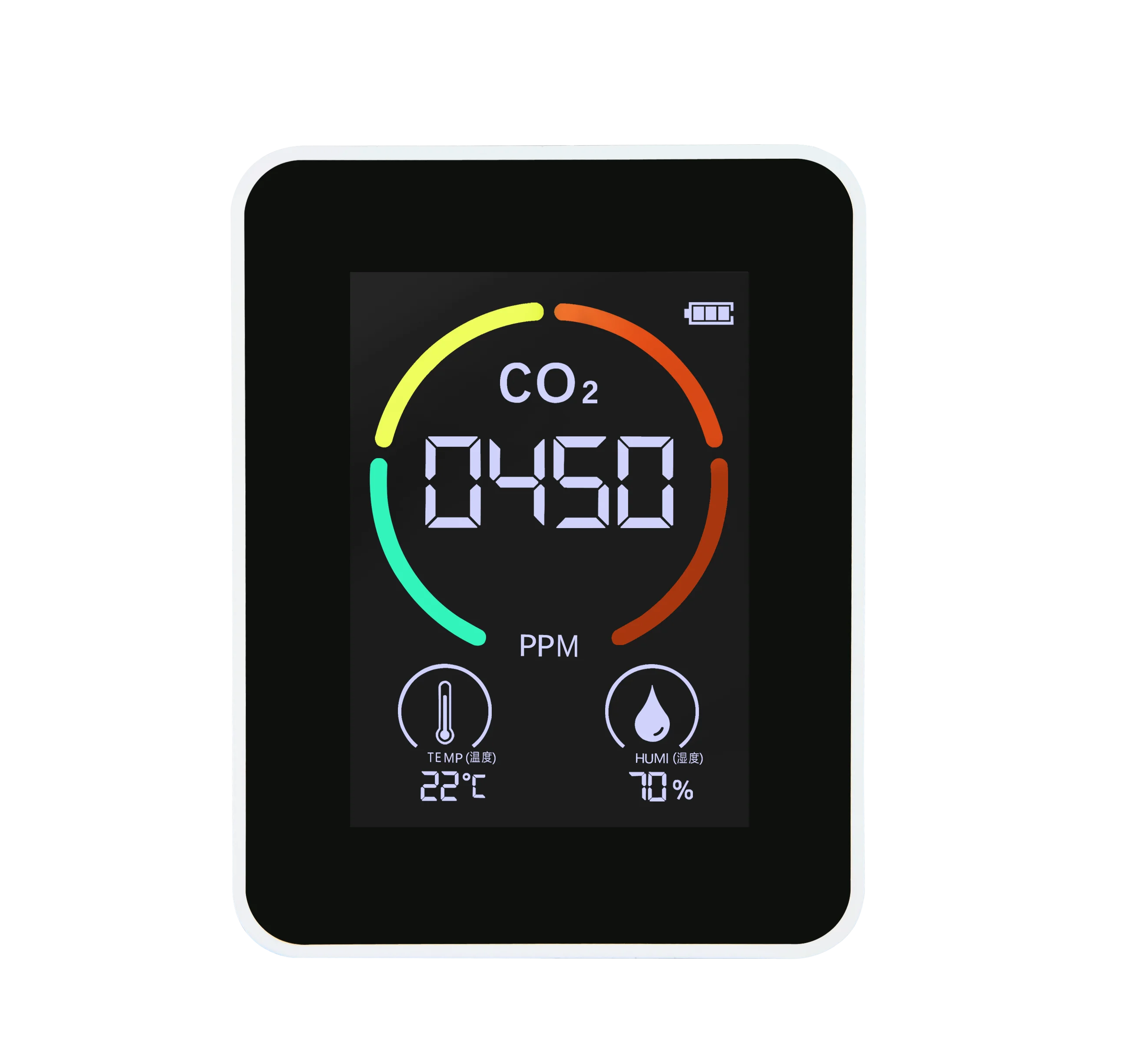 Low cost mini CO2 meter with infrared ( NDIR) sensor home and school use CO2 gas analyzers