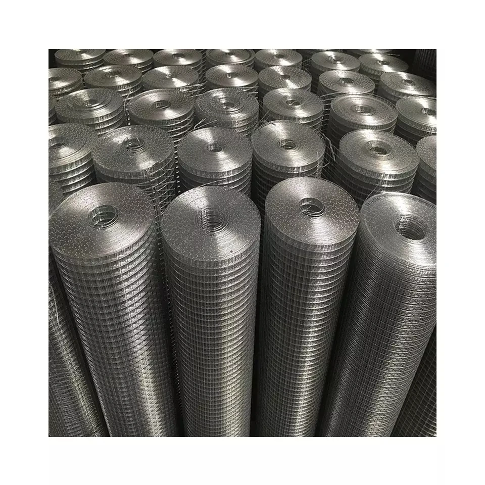 Galvanized Welded Wire Cattle Mesh With Spot Welding Point Coated For Construction