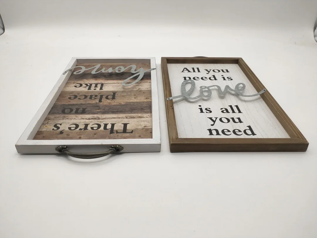 
Factory modern Christmas Toys Gift Mdf Wood Plaque Sign Framed Wall Art Decor 