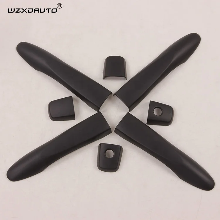 WZXD New Arrival Abs Matte Black Pickup 4x4 Accessories Car Stickers For Nissan Navara Np300 2015+ 19pcs