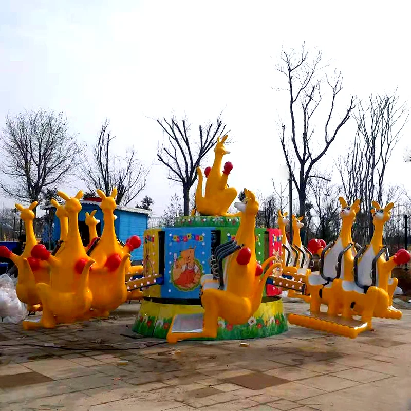 Attraction New Product Kids Favorite Lovely Amusement Park Rides Jumping Kangaroo for Sale