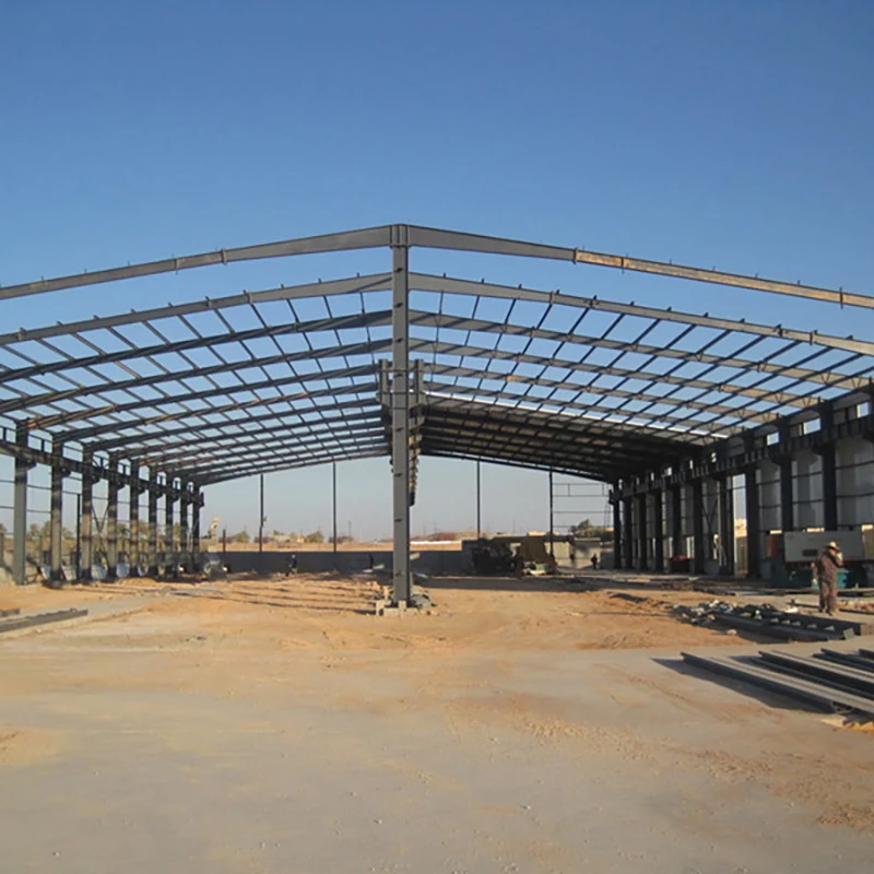 wholesale low cost two/three story industrial prefab 3d construction steel structure warehouse workshop factories