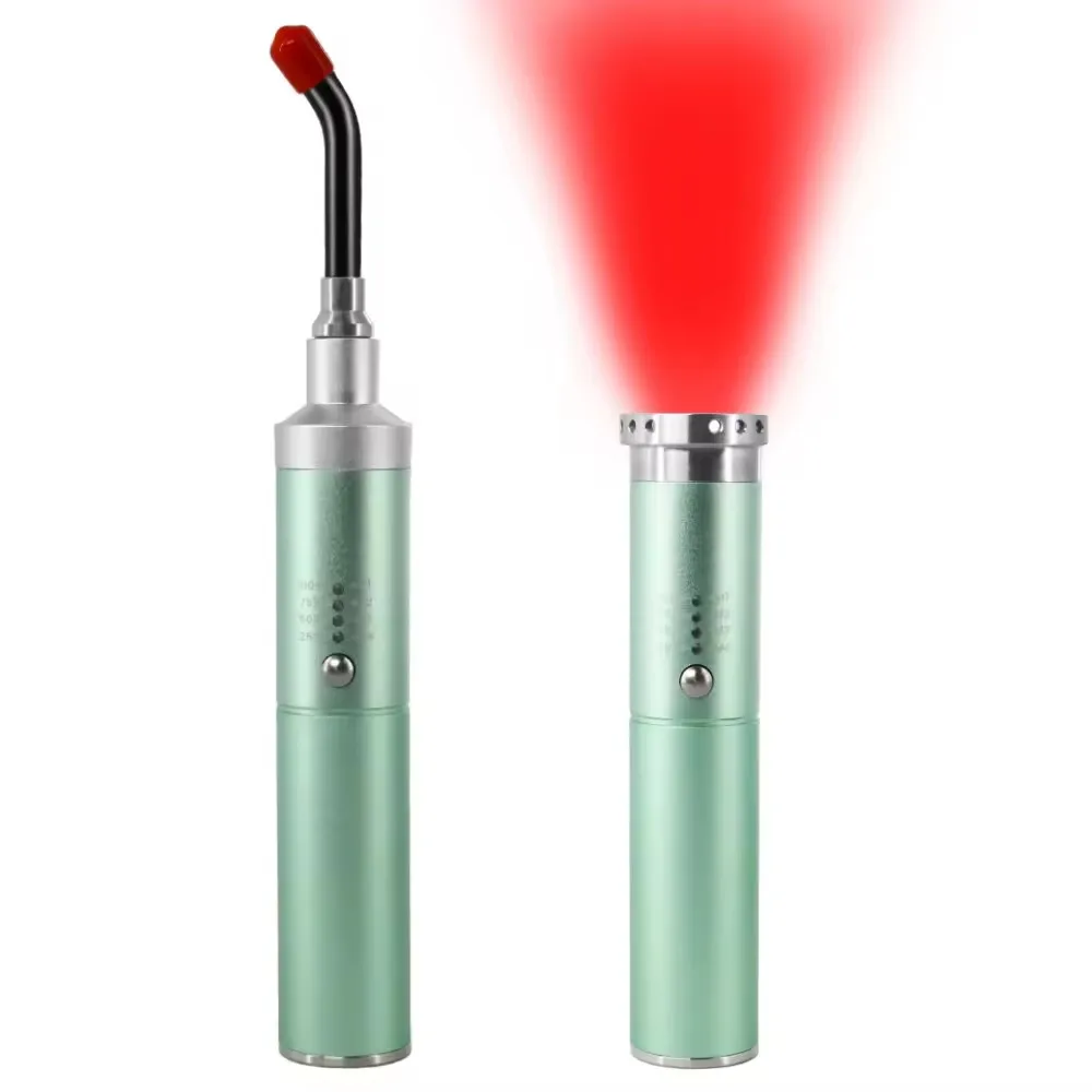 Red Light Therapy With Removable Tip, 2-In-1 Near Infrared & Red Light Therapy for Face Body of Muscles Joints Led Flashlight