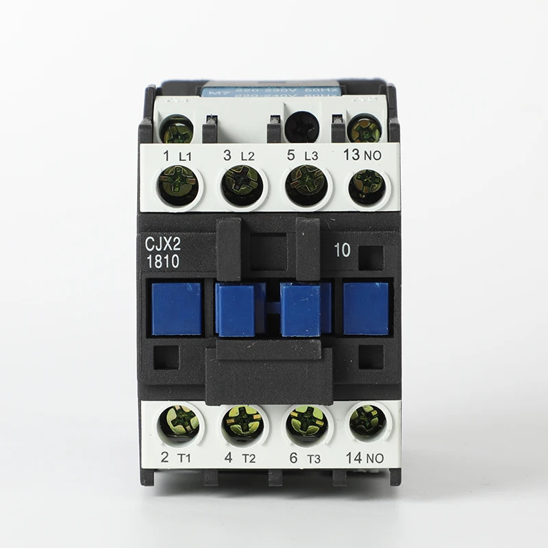 CJX2-1810 Customized 3-Pole Electromagnetic Power Contactor 18A DC Main Circuit Contactor for 380V/48V AC Magnetic Contactor