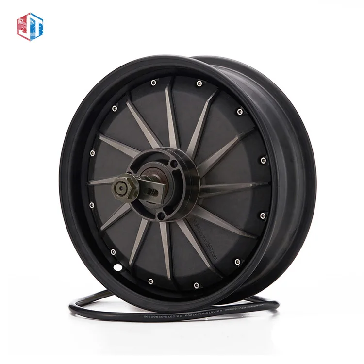 YM MOTOR 4000w 12Inch 72v High Speed Brushless Dc Motor Electric Hub Motor for Motorcycle