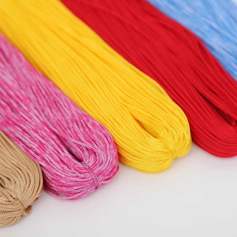 RongMeiXuan 1mm 50g Hand Knitted Light Weight Coarse Yarn Hand Knitted Hat Yarn Hollow Ice Silk Yarn
