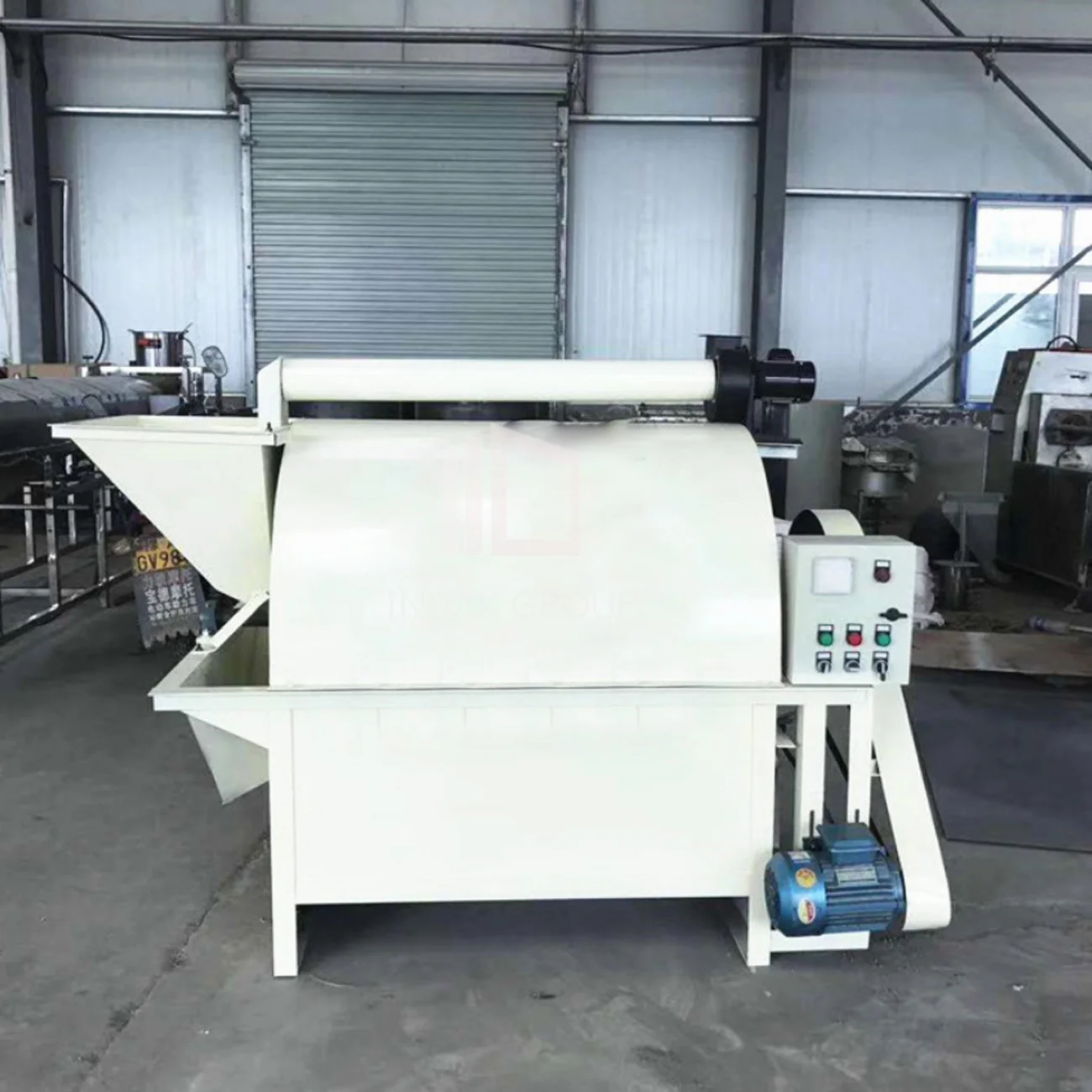 electric drum roasting machine