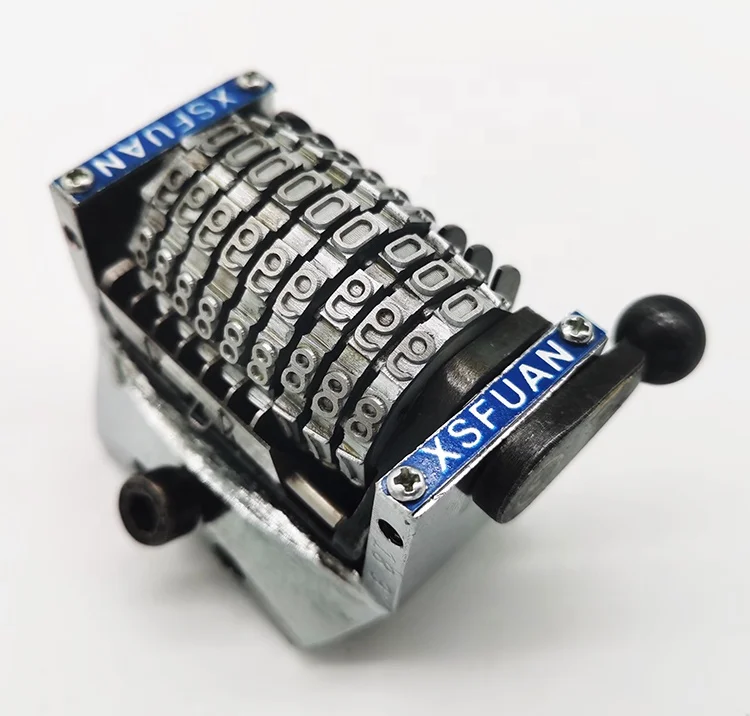 2021 newly printing rotary type 9 digit  numbering head numbering machine printing number on paper