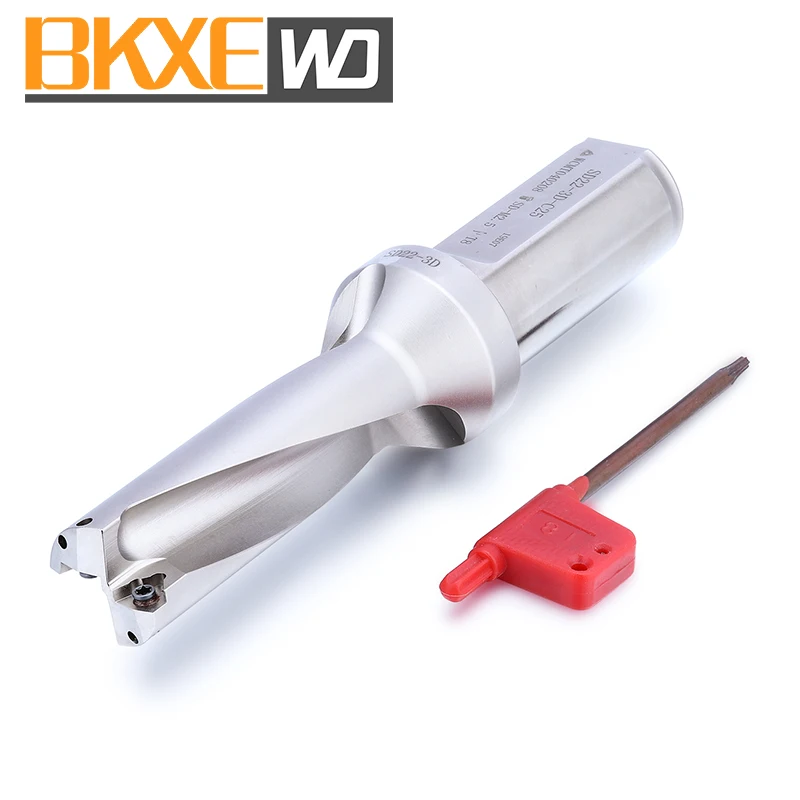 BKXE CNC Drilling Tools Indexble High Speed Carbide U Drill Bit For Machine Tools