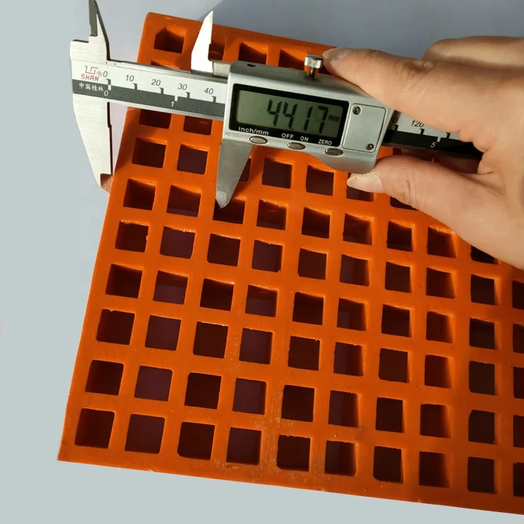 Литая мини-сетка 1220*3660 мм армированная стекловолокном пластиковая GRP FRP решетка