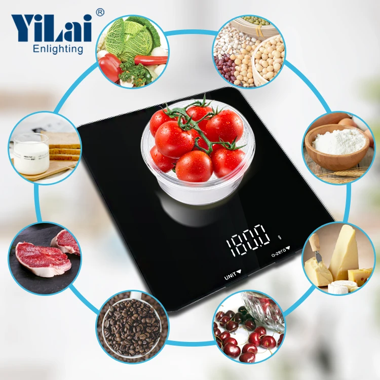 New Portable MINI 5Kg 11Lb Household Scales Electronic Digital Food Kitchen Weighing Scale Nutrition Food Electronic Scale