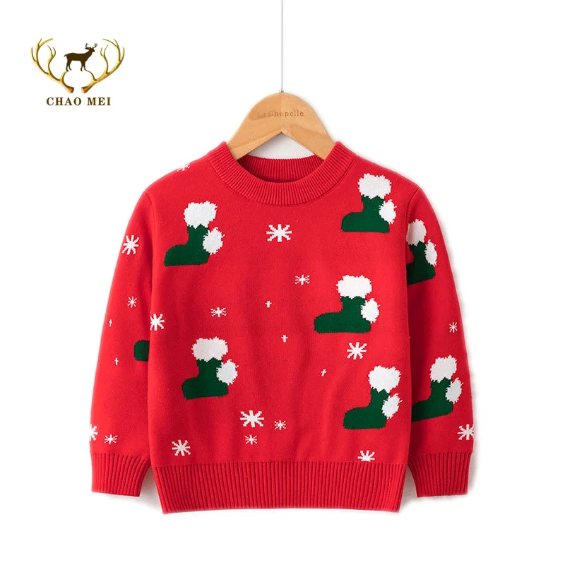 2021 New Arrival Autumn Winter Knitted Christmas Sweater For Children