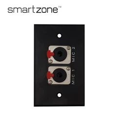 (9.2087)Aluminum XLR Wall Socket AV plate