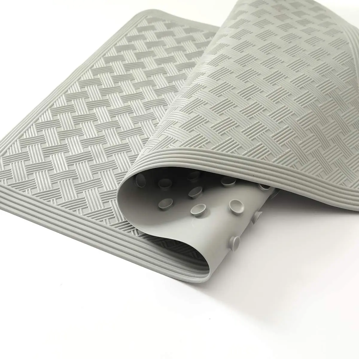 Shower Mat Anti Slip Large Bathtub Mat Rubber Bath Mat Bathroom Anti-slip with Suction Cups,american Style Shrink Wrap Everyday