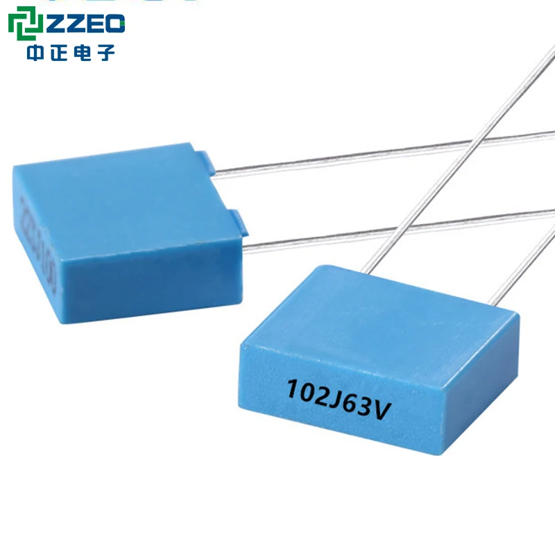 CL23B Box Type Capacitor metallized film capacitor 102j 100v