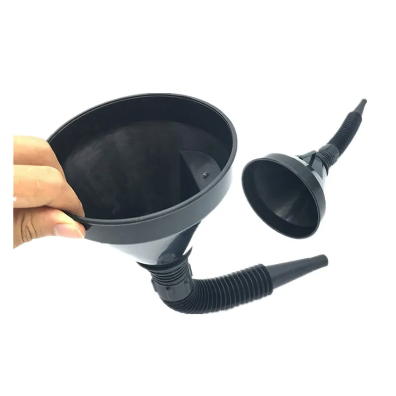Hot Sell Plastic flexible extention tube oil funnel Motorcycle Car Oil Fuel Funnel/ auto Flexible Funnel/ Diesel Gasoline funnel