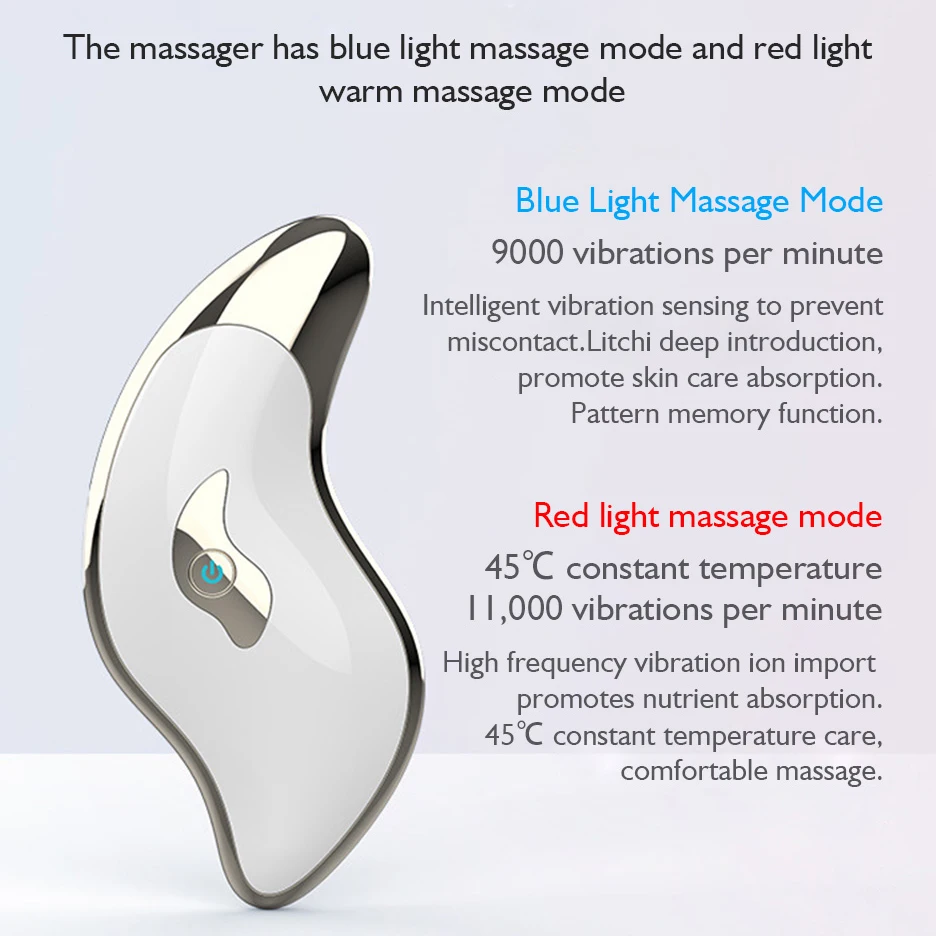2024 trending products Wholesale Factory  Facial Massager Mini Face Beauty Care Equipment for GUASHA Face Massager Vibrating