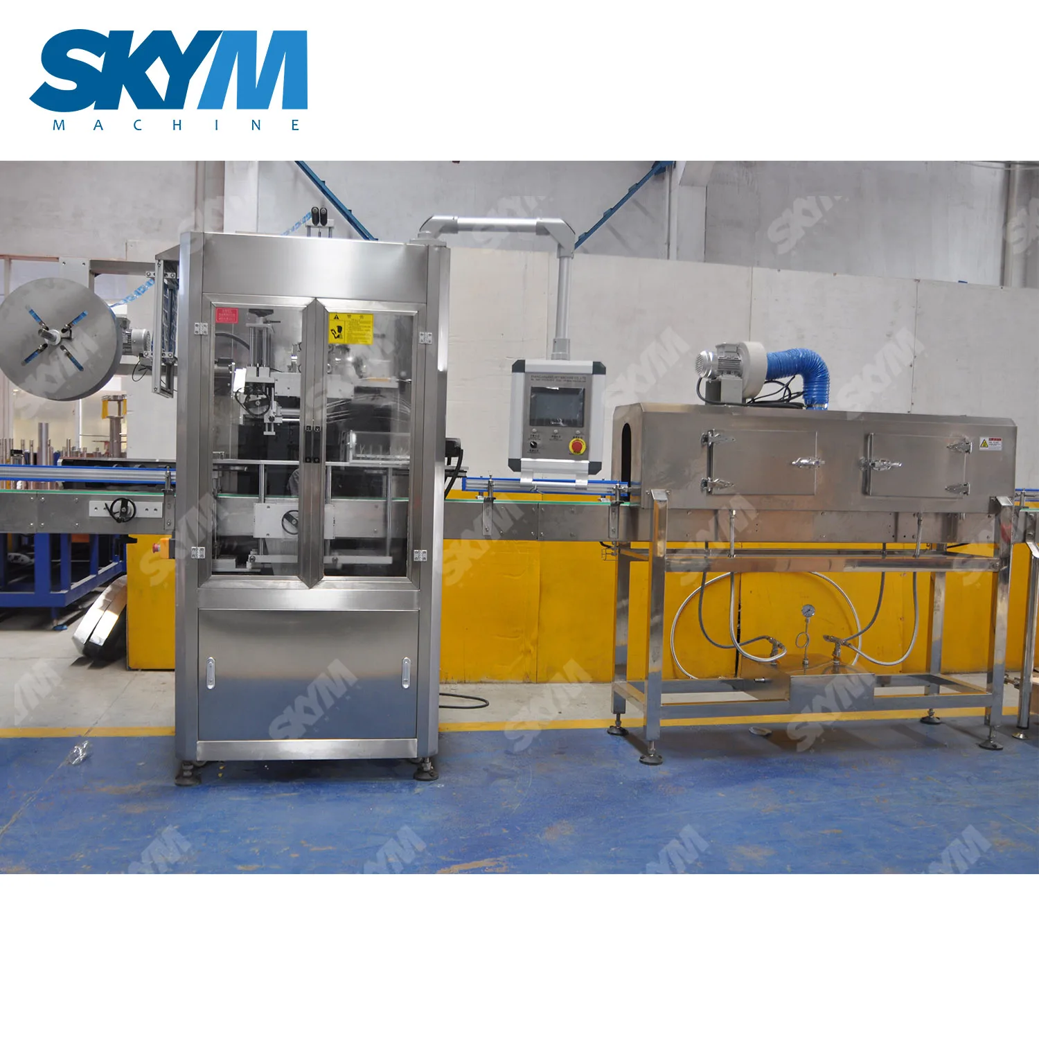 Shrink Sleeve Applicator Machine Round Flat Bottle Label Applicator Machine