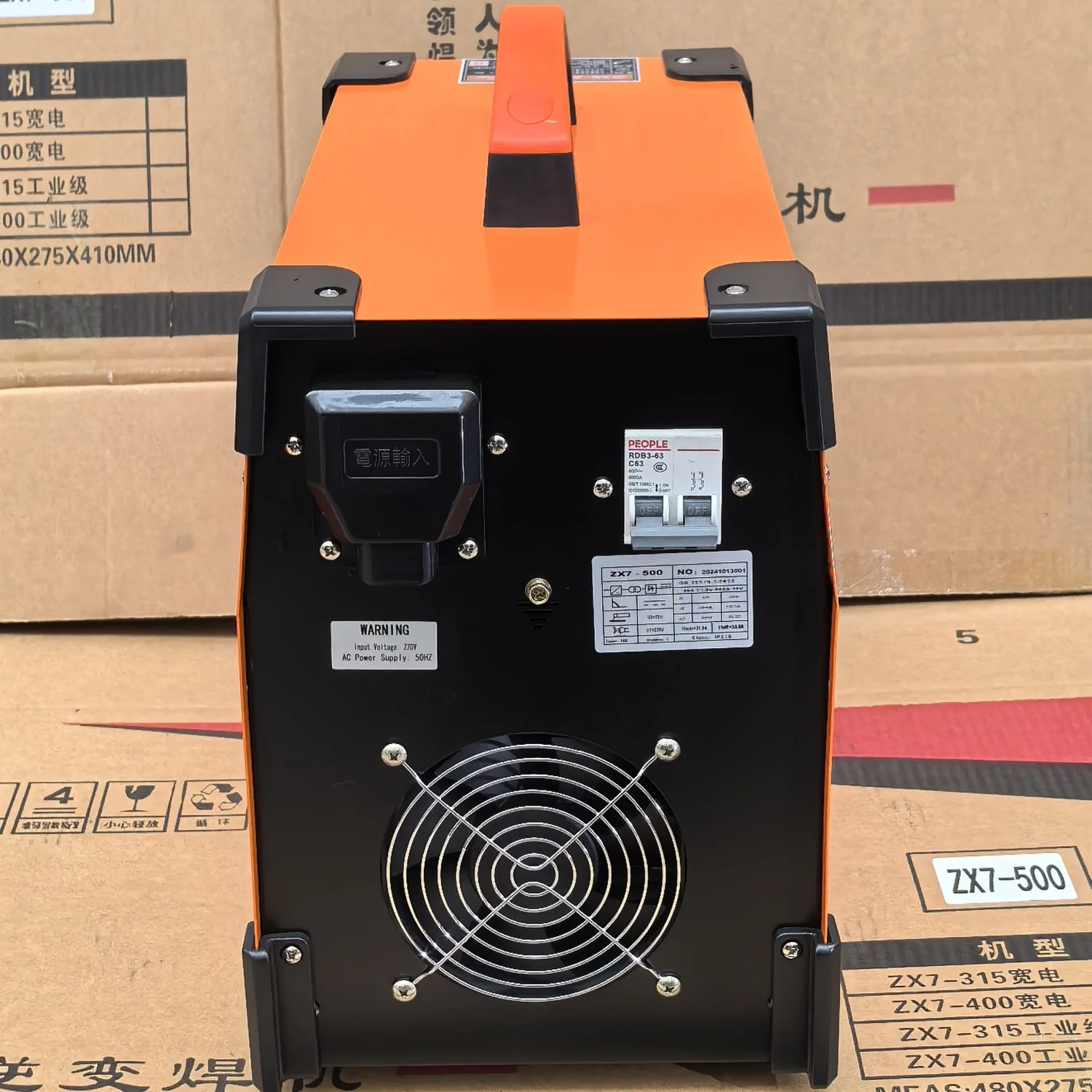 Professional manufacture igbt welding equipment class f inverter welding machine ZX7-500 electronic welding machine