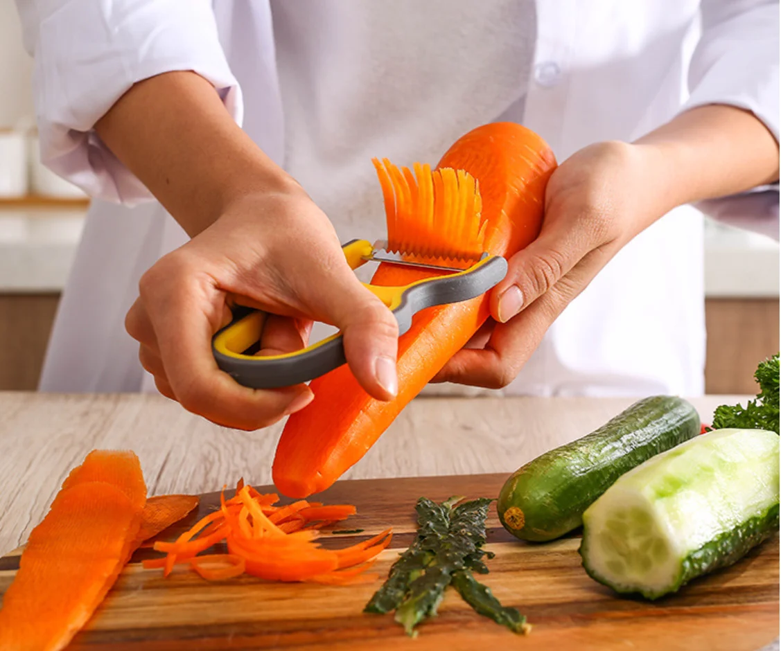 Новый дизайн Домашняя кухня фруктов и овощей нож для очистки комплект одежды из 3 предметов овощи фрукты инструменты