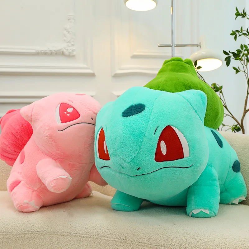 Мягкие и теплые плюшевые игрушки Pokemoned Bulbasaur аниме милый розовый мягкие для детей