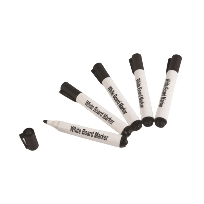 Classic Office Stationery Whiteboard Marker Pen in Red Blue Black-Erasable 3-Colour Markers for School Office or Home Use