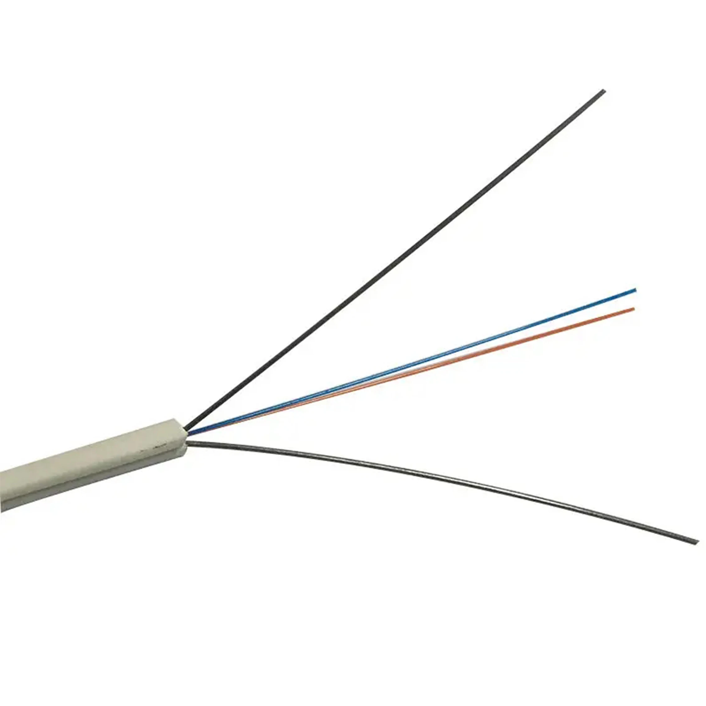 KICO Owire outdoor FTTH fiber optic cable  2 4 core optic fiber cable 2 Core Ftth fiber drop cable