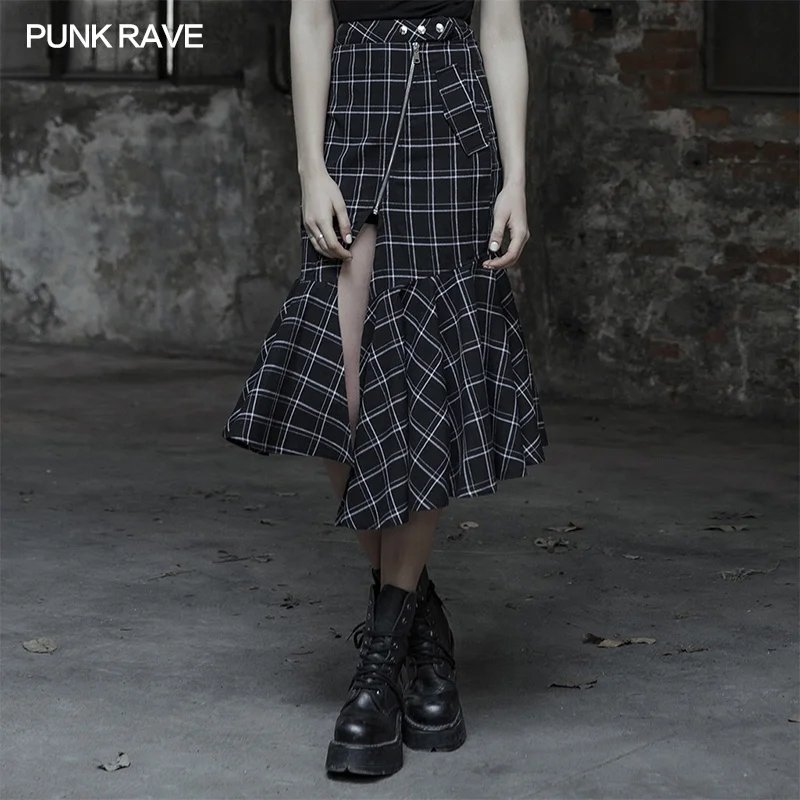 OPQ-546 PUNK RAVE 2020 Новое поступление, причудливое платье служанки, Повседневное платье для женщин